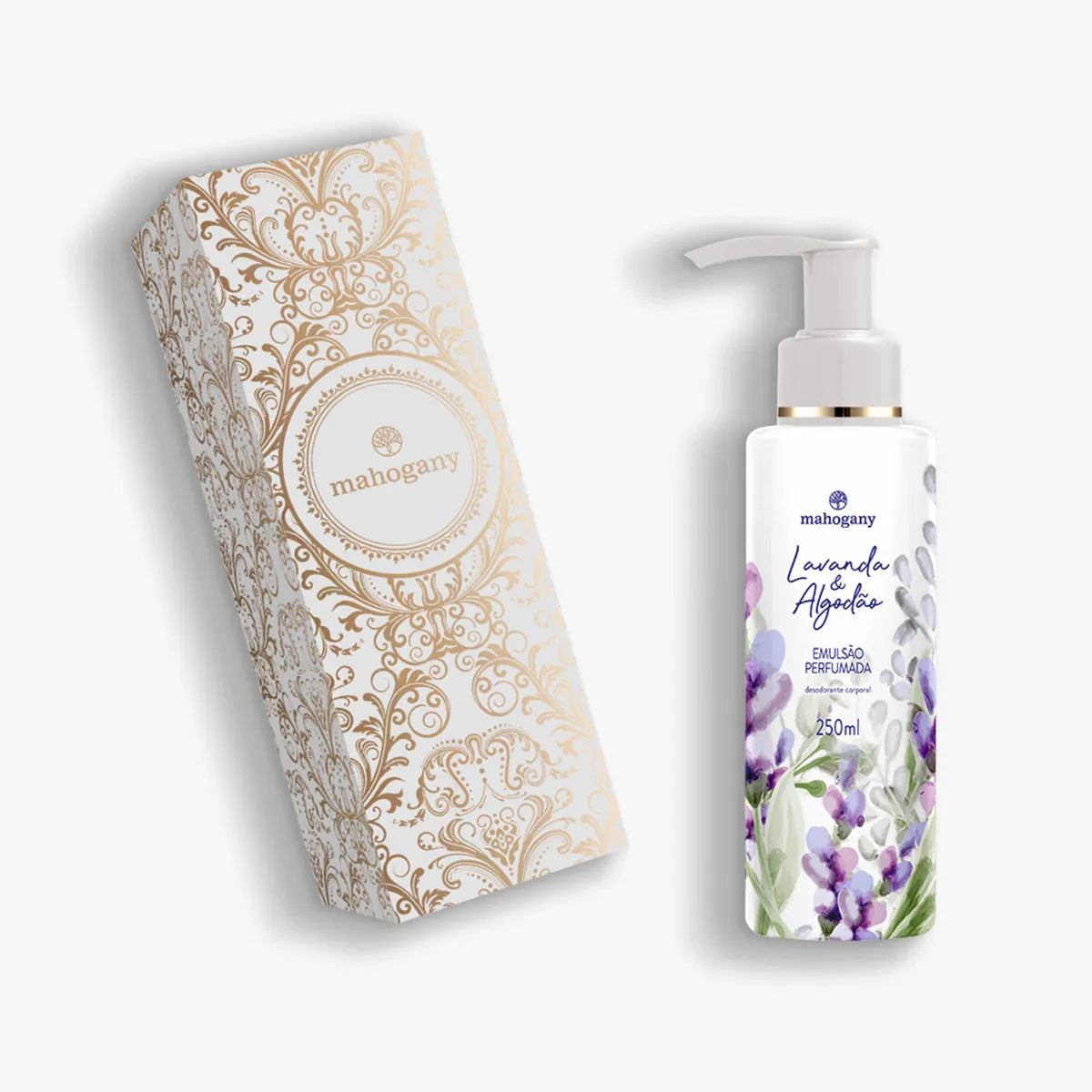 Kit Lavanda & Algodão Fragrância 100 ml e Hidratante 250 ml